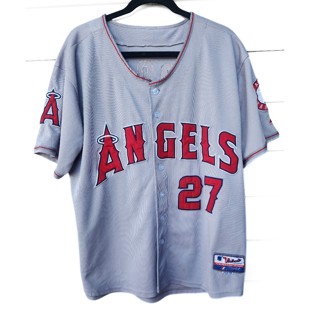 Majestic Mike Trout Los Angeles Angels Jersey Size 48 Authentic